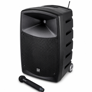CAJA LD Systems road buddy 10 autoamp con bateria + micrófono mano
