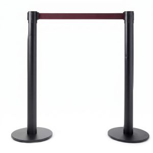 Bolardo con cinta extensible